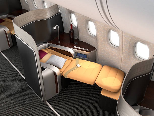 First class aircraft cabin